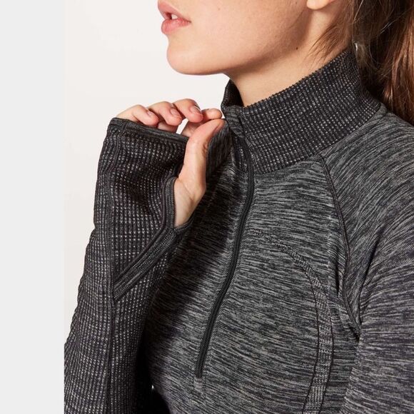 Lululemon‎ swiftly tech wool 1/2 zip pullover women’s size 8 - Picture 4 of 9